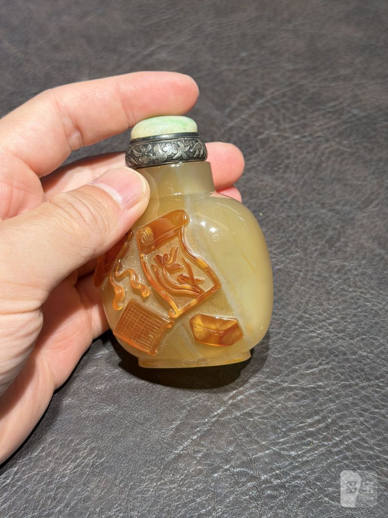 清 玛瑙玉器一组六件 - 图52